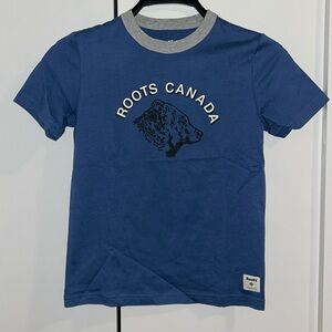 ROOTS KIDS Blue Bear T-Shirt